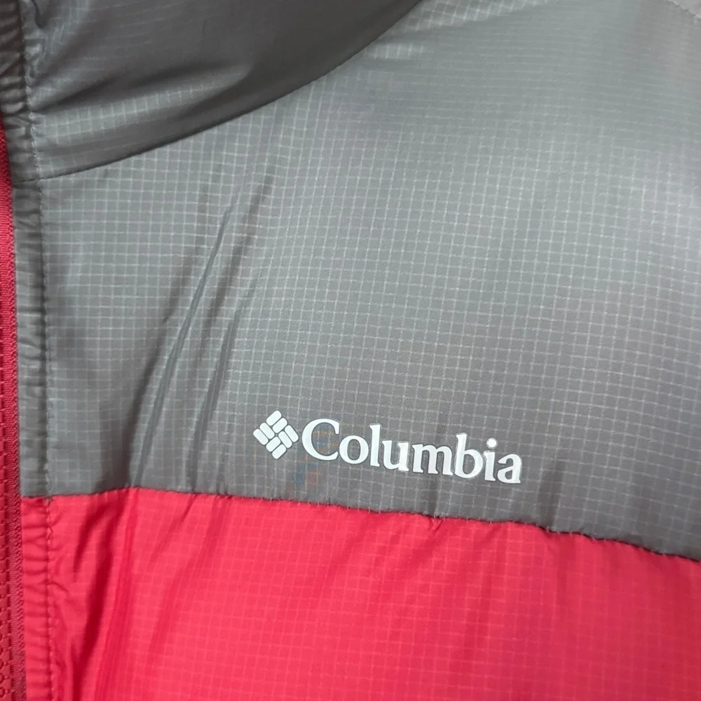 Columbia Red and Gray Puffer Jacket Size XL